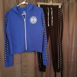 Girls 2pc Justice outfit